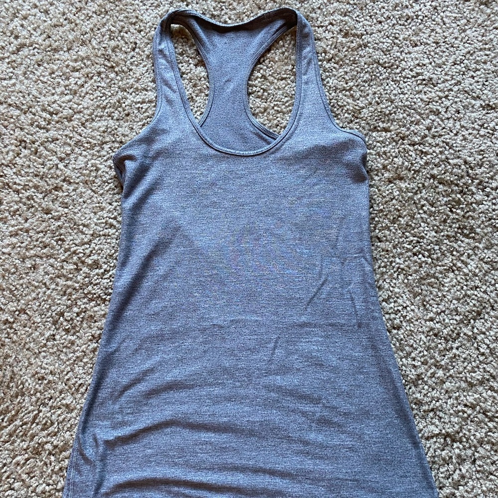 Lululemon grey workout tank